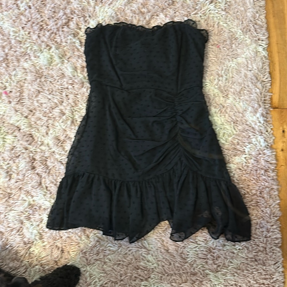 Black hello Molly mini dress